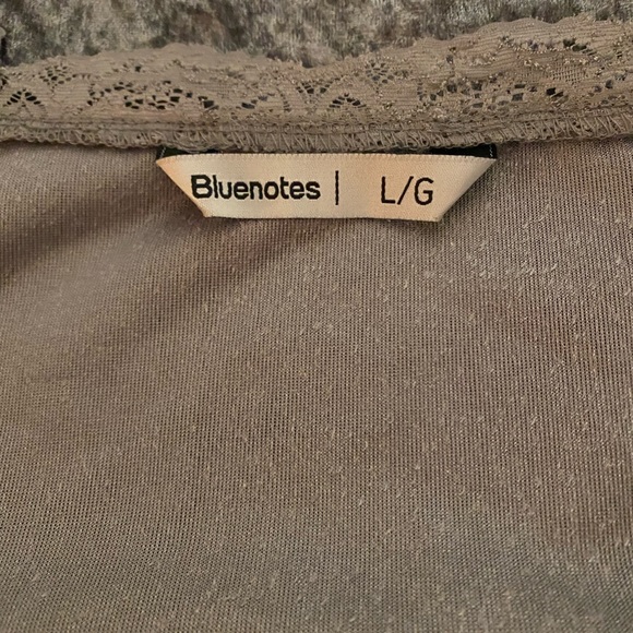 Velvet Body Suit - Sz L - EUC - Bluenotes - Picture 3 of 4